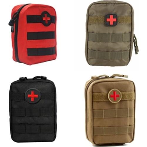 Outdoor Molle System Medical Accessory Bag Sports Camping Hiking Portable First Aid Bag