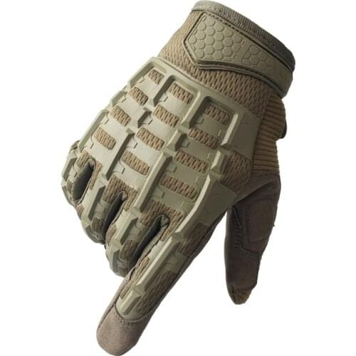 Multicam Airsoft Gloves Tactical Military Paintball Full Finger Gloves Army Shooting Bicycle Driving Anti Skid Camouflage Gloves