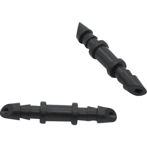 1/4" Irrigation Ploy Straight Connector Homebrew Hose Connector Garden Greenhouse Watering Irrigation Hose Joint Fittings 50 Pcs