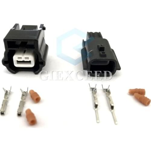 2 Sets 2 Pin 7283-8851-30 Female Male Automotive Connector Waterproof Electronic Socket ABS Sensor Plug For Nissan