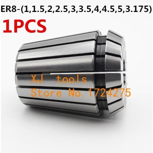 Free freight ER8 1PCs clamp set 1mm to 5 mm Range for milling CNC engraving machine tool motor axis