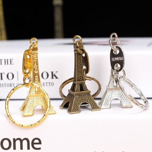 Eiffel Tower Tower Key Chain Key Souvenir Paris Travel Eiffel Tower Key Chain Key Chain Key Ring Decoration Key Chain