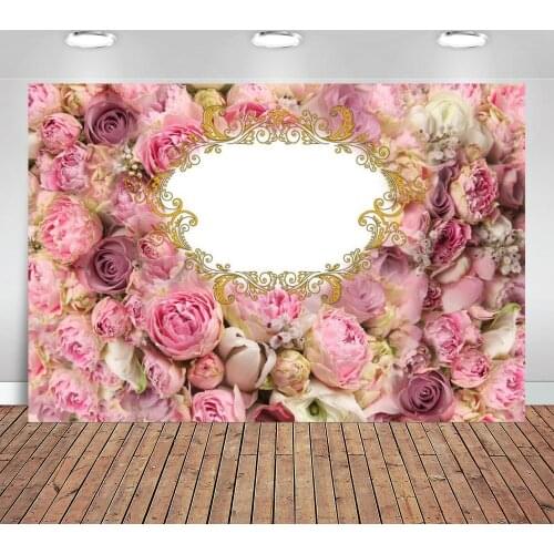 Wedding Photo Backdrop Party Backdrop Birthday Bachelorette Party Photography Flower Engagement Floral Peonies Pink Party Banner
