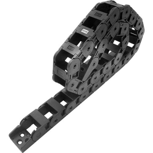 JFLO 18x25mm 1Meter Plastic Drag Chain Cable Wire Carrier Towline For CNC Router Machine Tools Bridge Outside Open Free Shipping