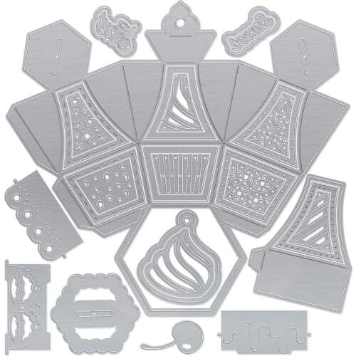 Everlasting delicacies sweet box metal Cutting dies card Scrapbooking Stencil Cut Die For DIY Card Crafts Handmade
