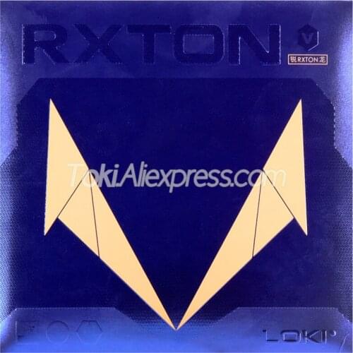 LOKI RXTON 5 Table Tennis Rubber (Sticky rubber + High Density Sponge) Original WANG HAO RXTON-5 Ping Pong Sponge
