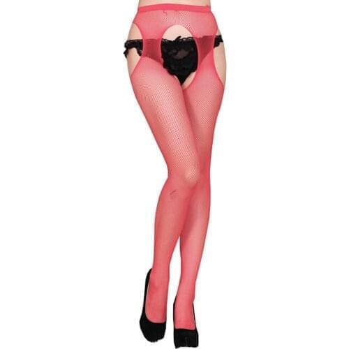 Fashion Womens Net Fishnet Bodystockings Hollow Open Crotch Pantyhose Tights Stockings Fishnet Pantyhose Woman Meias Hosiery