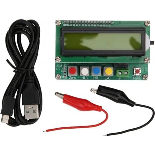 LC-100-A Digital Inductance Diode Triode Capacitance Meter Module High Accuracy 1pF~100mF 1uH~100H Multimeter Transistor Tester