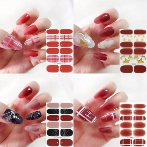 Japanese Style Nail Art Wraps Unicorn Butterfly Element Decals Full Cover Nail Polish Sticker Self-Adhesive Nail Art Decoration