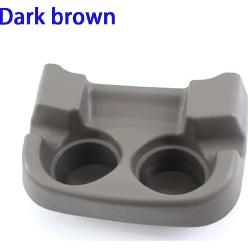 Floor Console Mounted Dual Cup Holder Insert Black Fit for Ford F-250 350 450 550 Super Duty Truck 2001-2004