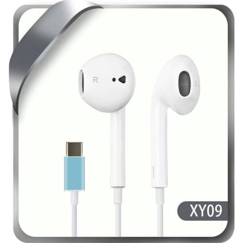 Type-C Headphones In-Ear Wired Bass Earphone Gaming Earbuds With Mic For Huawei Honor Oppo Phones Long Wear Without Pain Headset