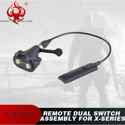 Night-Evolution Tactical Flashlight Remote Dual Switch Assembly For X-Series Gun Weapon Light NE07015