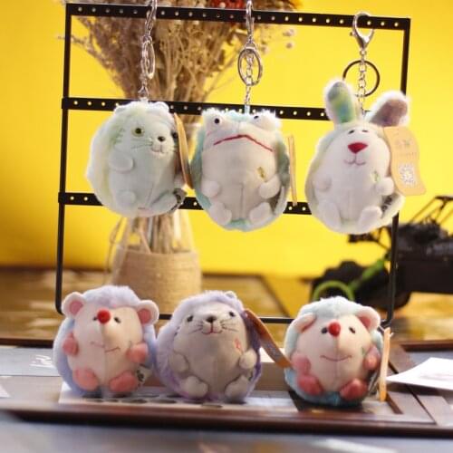 New Cute Exquisite Cartoon Mini hedgehog doll plush toy very soft keychain Pendant baby Soothing doll christmase interest gift