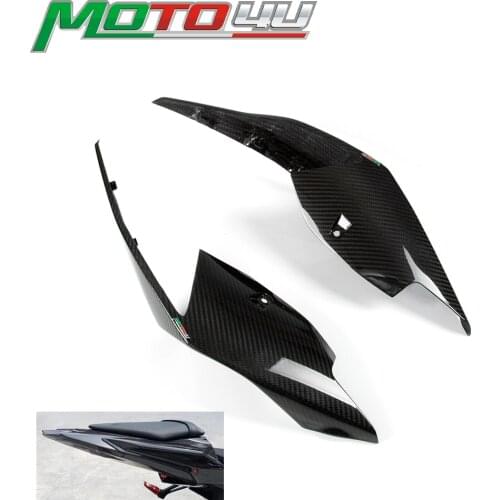 MOTO4U For BMW S1000RR S1000 RR 2020 Gloss 100% Carbon Fiber Motorcycle Tail Fairing Rear Seat Side Panels Cover