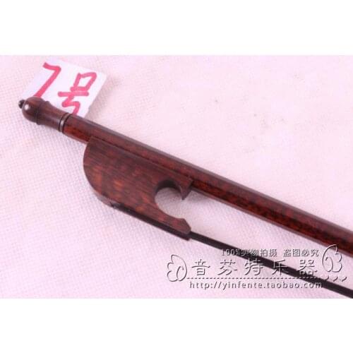 One pcs New 4/4 Violin Bow SnakeWood Baroque Style Violin Parts #6