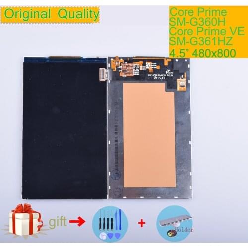 ORIGINAL LCD For Samsung Galaxy CORE PRIME VE G360 G361 G361F LCD Display Screen SM G360 Display Screen LCD SM-G360H/DS G360H