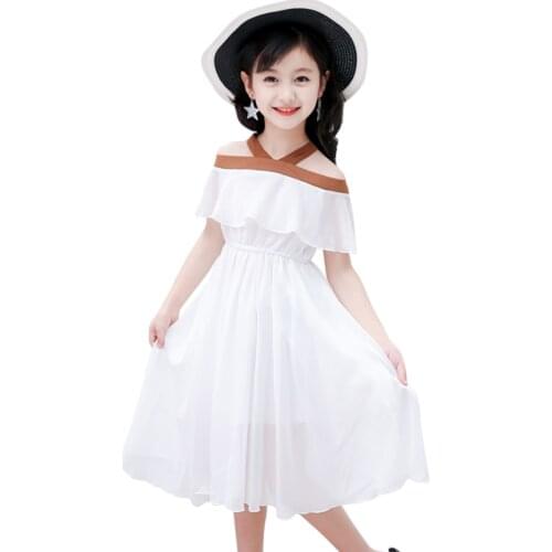 Girl Dress 2021 Newest Summer Dresses For Girl Patchwork Kids Dresses Casual Style Kids Costume 6 8 10 12 14