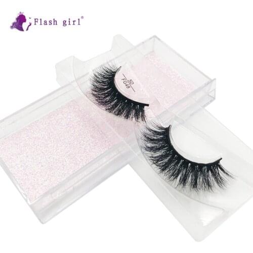 Professional Mink Eyelashes Makeup High Volume Fluffy False Eyelashes Soft Full Strip Lashes For Beauty FG48