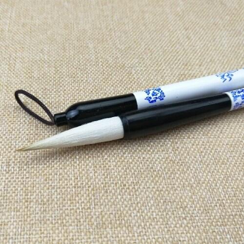 1pc Small Regular Script Chinese Calligraphy Pen Artist Writing Brush Ink Pen Painting Drawing School Office Supplies Stationery