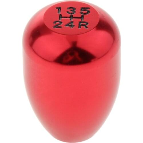 5 Speed Car Manual Shift Knob Gear Stick Shifter Lever Aluminum Alloy