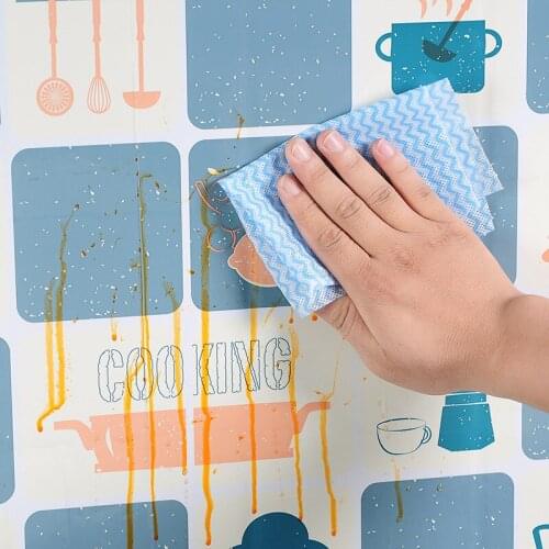 Self-adhesive high temperature oil-proof stickers kitchen stove tile wall stickers waterproof wallpaper oil-proof stickers