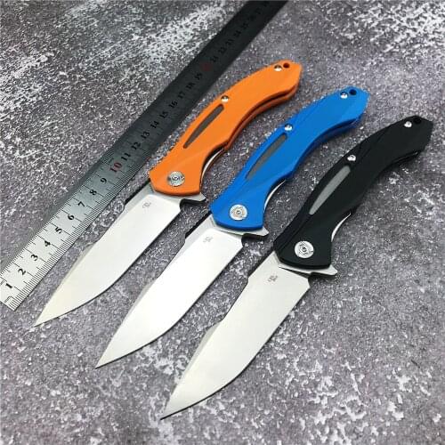 Tatical Folding Pocket Knife G10 Handle D2 Blade Ball Bearing Flipper Folding Knife Tactical EDC Knifes With Color Box
