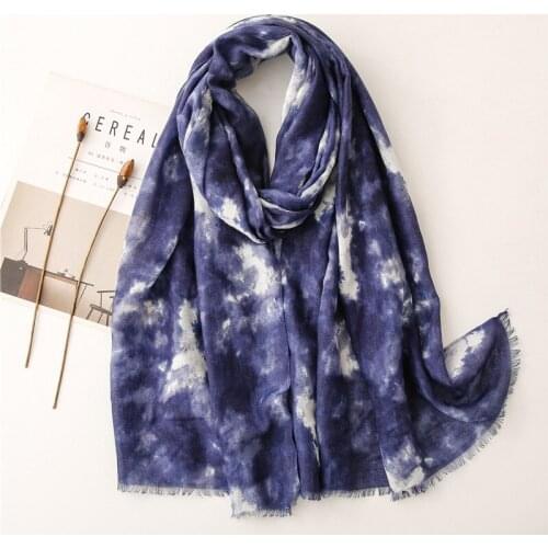 Unique china Design Soft Scarf for Women Vintage Pattern Hijab Female Solid Color Shawl Wrap NEW