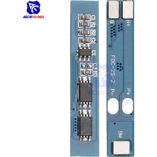 Diymore 2PCS/Lot 18650 Charger Protection Board 2S 3A Lithium Battery 7.4V 8.4V BMS PCM Li-ion Lipo Battery Pack