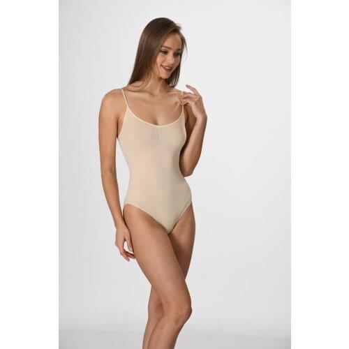 Womens Corsage Body Thin Strap Snap Fastener Black Knitted Seamless Soft Yoga Panties Lingerie Sports Shrinking