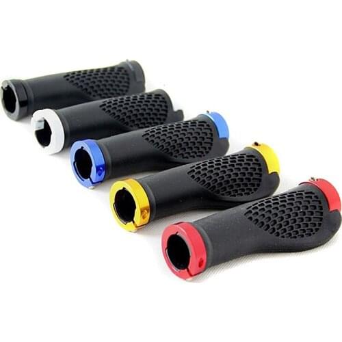 1 Pair Bicycle Double Lock MTB Cycling Handle Bar Grips Hand Cover Anti-slip Bicycle Handlebar Grips Bike Accessories