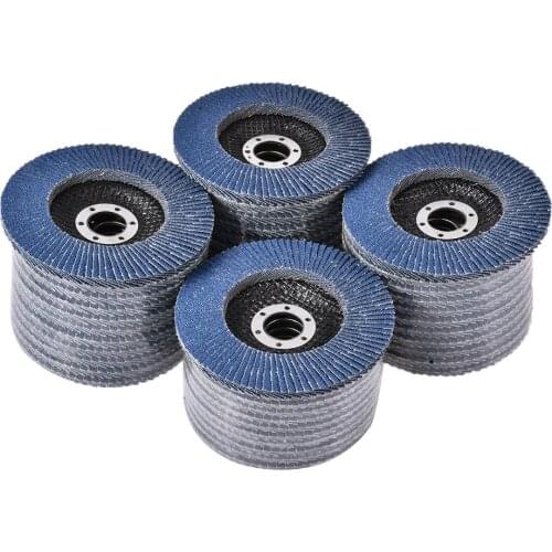 10PCS 125mm Professional Flap Discs 5 Inch Sanding Discs 40/60/80/120 Grit Grinding Wheels Blades For Angle Grinder