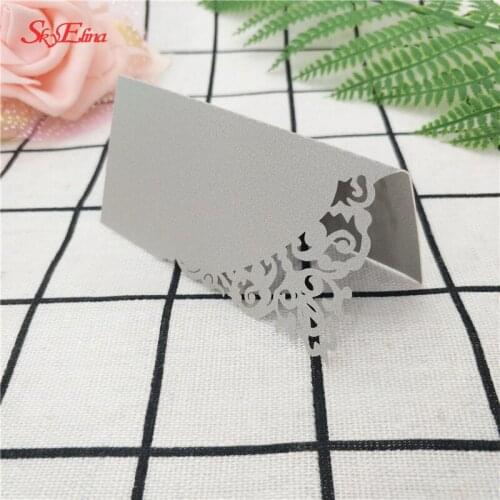 10PCS Wine Guest Place Cards Favor Decor Chic Pearlescent Name Place Cards Wedding Party Table Decoration Supplies 5zSH870-10
