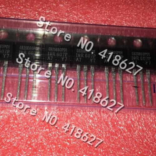 20PCS/LOT New IRGB20B60PD1 GB20B60PD1 TO-220 IGBT Field Effect 600V