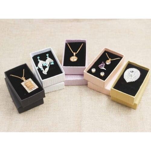 24PCS multi color gift box .Blank jewelry set diaplay box .Cardboard jewelry charm/bracelet /ring/necklace/earring display box