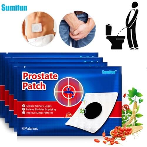 6pcs Prostatic Navel Plaster Strengthen Kidney Man Treatment Painful Urination Medical Urological Urology Pain Relieve Plaster