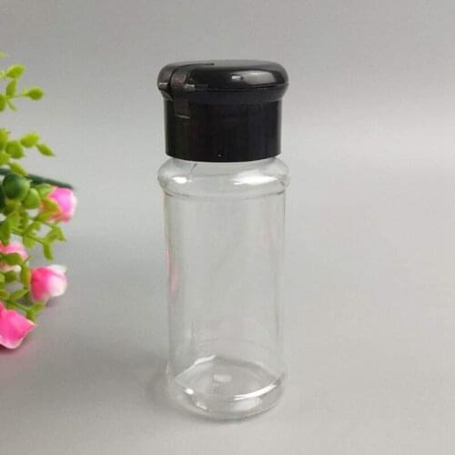 20Pcs/Set 100Ml Spice Salt Pepper Shakers Black Seasoning Jar Can Pepper Bottle Barbecue Condiment Kitchen Gadget Tool