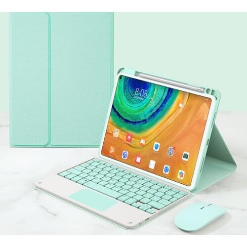 For Huawei Matepad Pro 10.8 Case Detachable Fabric TPU Bluetooth Keyboard Cover MRX-W09 MRX-W19 /AL09 /AL Magnetic Shell Funda