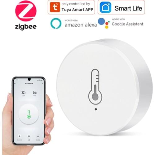 Tuya ZigBee 3.0 Temperature And Humidity Sensor Smart Home Accessories Works With Alexa And Google home Smart Life Tuya App