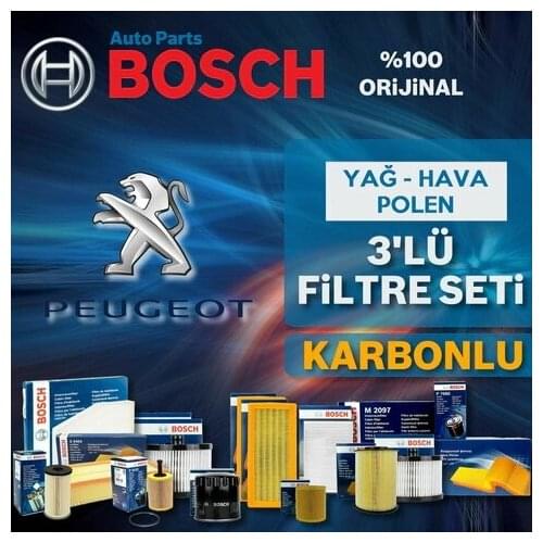For Peugeot 207 1.6 gasoline 16V Turbo Bosch Filter Care Set
