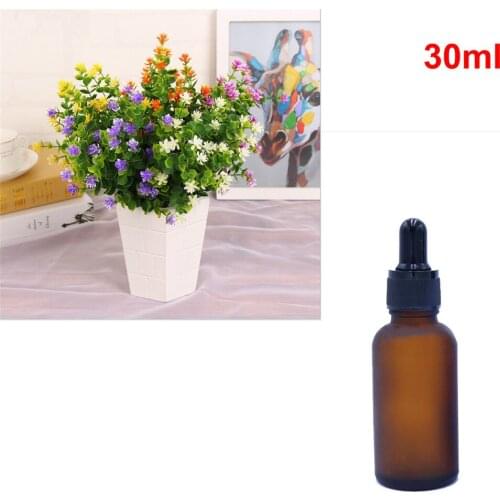 Dropper Bottles 30ml Reagent Eye Drop Amber Glass Aromatherapy Liquid Pipette Bottle Refillable Bottles Travel