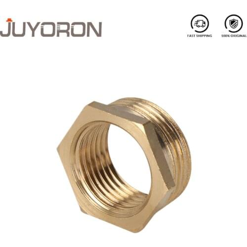 Brass Adapter Fitting BSP Reducing Hexagon Bush Bushing Male to Female Connector Fuel Water Gas Oil 1/8" 1/4" 3/8" 1/2" 3/4" 1"