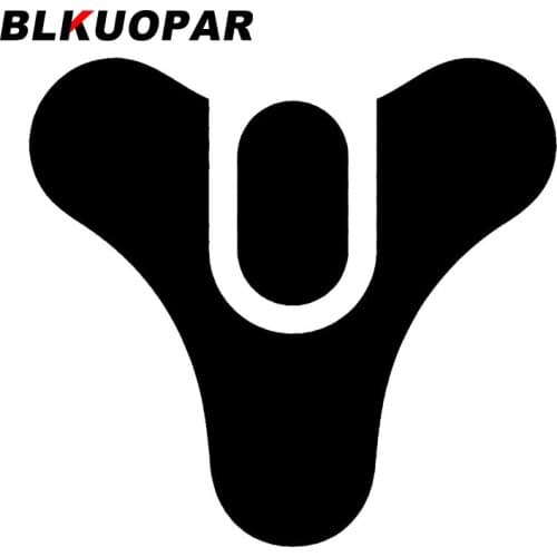 BLKUOPAR for Destiny Logo Car Stickers Cute Vinyl Decals Cartoon Graphics Waterproof Sunscreen Creative Car Styling Silhouette