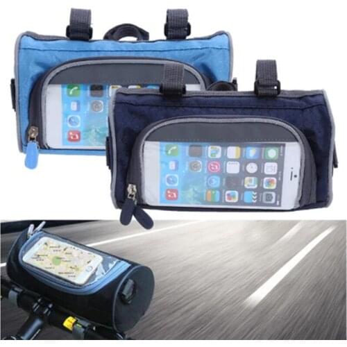 Multifunctional Touches Screen Riding Bag Large Capacity Bicycle Front Bag WHShopping