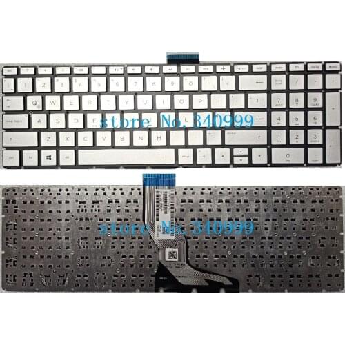 New Latin For HP 15-BS060WM 15-BS063NR 15-BS065NR 15-BS066NR 15-BS067CL silver no Frame Keyboard