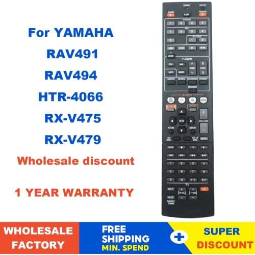 NEW RAV491 ZF30320 Remote control For YAMAHA RAV494 HTR-4066 RX-V475 AV Receiver Radio RX-V375 ,RAV521 For RXV377 RXV377BL