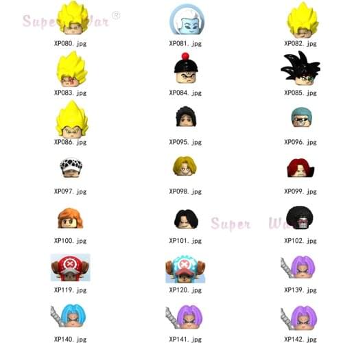 Single Cartoon movie ONE PIECE Chopper dragones Torankusu Figures Head accessories Building Blocks toys children Series-102