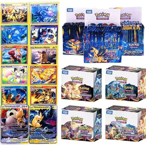 Sun & Moon - Lost Thunder Original With Box English Pokemon Card Pikachu MEGA Shining Game Battle Carte Trading Children Toy