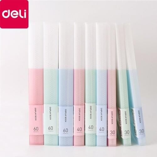 Deli 5075 Series Information Booklet A4 Multi-layer Insert Folders Folders Test Papers Stationery Student Office Transparent Bag