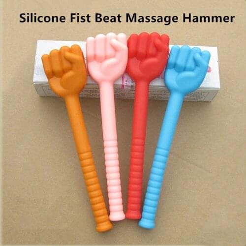Percussion Hammer Fist Massager Shoulder Neck Leg Acupuncture Point Relieve Fatigue Sore Massage Meridian Home Beating Hammer
