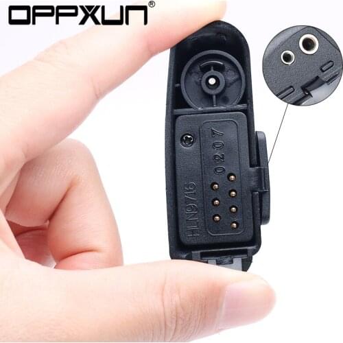 Walkie Talkie 2pin Audio Adapter Accessory for Ham Radio Motorola GP328 Jack Switch 3.5mm/2.5mm GP340 PTX760 PRO5150 GP300 GP88S